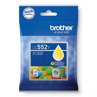Brother LC-552 (LC552Y) - Tintenpatrone, yellow (gelb)