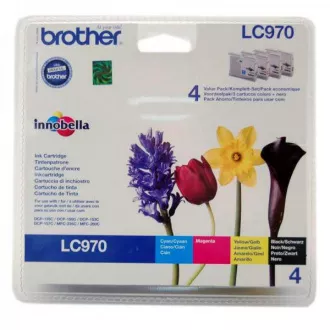 Brother LC-970 (LC970VALBP) - Tintenpatrone, black + color (schwarz + farbe)