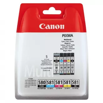 Canon PGI-580, CLI-581 (2078C005) - Tintenpatrone, black + color (schwarz + farbe) Canon PGI-580, CLI-581 (2078C005) - Tintenpatrone, black + color (schwarz + farbe)