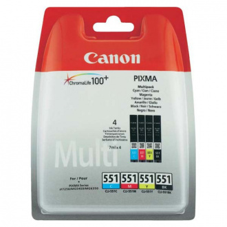 Canon CLI-551 (6509B009) - Tintenpatrone, black + color (schwarz + farbe)