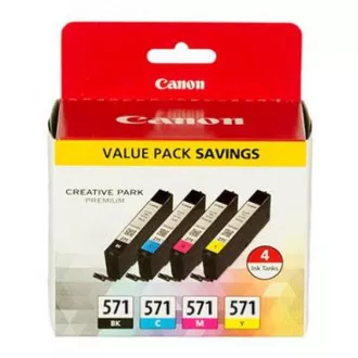 Canon CLI-571 (0386C005) - Tintenpatrone, black + color (schwarz + farbe) Canon CLI-571 (0386C005) - Tintenpatrone, black + color (schwarz + farbe)