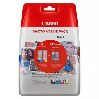 Canon CLI-571-XL (0332C005) - Tintenpatrone, black + color (schwarz + farbe)