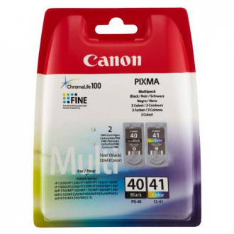 Canon PG-40, CL-41 (0615B051) - Tintenpatrone, black + color (schwarz + farbe) multipack