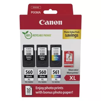 Canon PG-560 (3712C012) - Tintenpatrone, black + color (schwarz + farbe) Canon PG-560 (3712C012) - Tintenpatrone, black + color (schwarz + farbe)