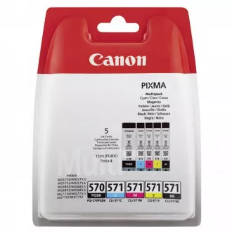 Canon PGI-570, CLI-571 (0372C004) - Tintenpatrone, black + color (schwarz + farbe) Canon PGI-570, CLI-571 (0372C004) - Tintenpatrone, black + color (schwarz + farbe)