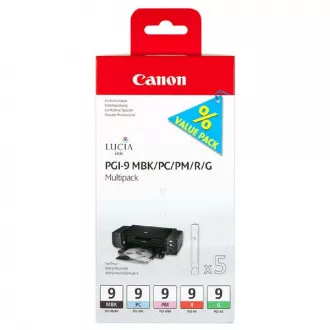 Canon PGI-9 (1033B013) - Tintenpatrone, black + color (schwarz + farbe) multipack