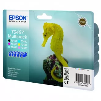 Epson T0487 (C13T04874010) - Tintenpatrone, black + color (schwarz + farbe) multipack Epson T0487 (C13T04874010) - Tintenpatrone, black + color (schwarz + farbe) multipack