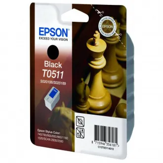 Epson T0511 (C13T05114010) - Tintenpatrone, black (schwarz) Epson T0511 (C13T05114010) - Tintenpatrone, black (schwarz)