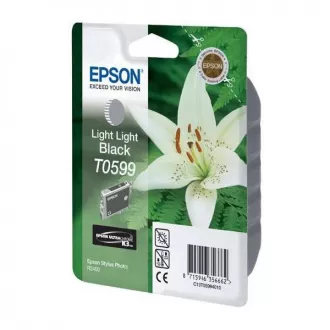 Epson T0599 (C13T05994010) - Tintenpatrone, light light black (hellhellschwarz) Epson T0599 (C13T05994010) - Tintenpatrone, light light black (hellhellschwarz)
