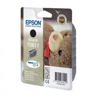 Epson T0611 (C13T06114010) - Tintenpatrone, black (schwarz) Epson T0611 (C13T06114010) - Tintenpatrone, black (schwarz)