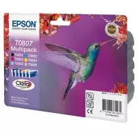 Epson T0807 (C13T08074021) - Tintenpatrone, black + color (schwarz + farbe)