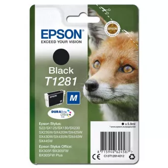 Epson T1281 (C13T12814012) - Tintenpatrone, black (schwarz) Epson T1281 (C13T12814012) - Tintenpatrone, black (schwarz)