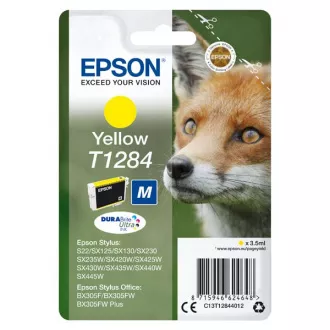 Epson T1284 (C13T12844022) - Tintenpatrone, yellow (gelb) Epson T1284 (C13T12844022) - Tintenpatrone, yellow (gelb)