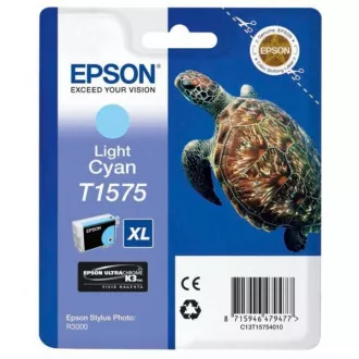 Epson T1575 (C13T15754010) - Tintenpatrone, light cyan (helles cyan) Epson T1575 (C13T15754010) - Tintenpatrone, light cyan (helles cyan)