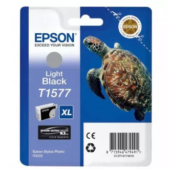 Epson T1577 (C13T15774010) - Tintenpatrone, light black (hellschwarz) Epson T1577 (C13T15774010) - Tintenpatrone, light black (hellschwarz)