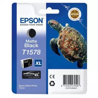 Epson T1578 (C13T15784010) - Tintenpatrone, matt black (mattschwarz)