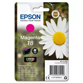 Epson T1803 (C13T18034012) - Tintenpatrone, magenta Epson T1803 (C13T18034012) - Tintenpatrone, magenta