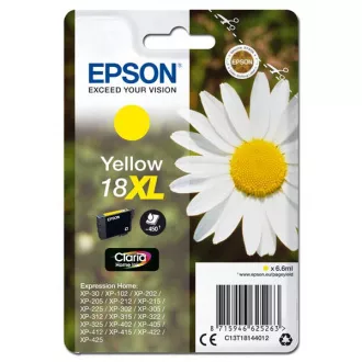 Epson T1814 (C13T18144012) - Tintenpatrone, yellow (gelb) Epson T1814 (C13T18144012) - Tintenpatrone, yellow (gelb)