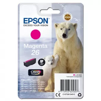 Epson T2613 (C13T26134012) - Tintenpatrone, magenta Epson T2613 (C13T26134012) - Tintenpatrone, magenta