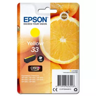 Epson T3344 (C13T33444012) - Tintenpatrone, yellow (gelb) Epson T3344 (C13T33444012) - Tintenpatrone, yellow (gelb)