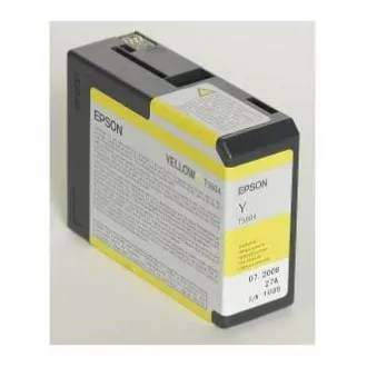 Epson T5804 (C13T580400) - Tintenpatrone, yellow (gelb) Epson T5804 (C13T580400) - Tintenpatrone, yellow (gelb)