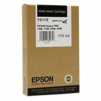 Epson T6118 (C13T611800) - Tintenpatrone, matt black (mattschwarz)