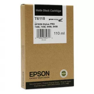 Epson T6118 (C13T611800) - Tintenpatrone, matt black (mattschwarz)