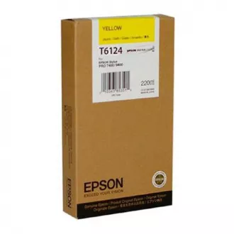 Epson T6124 (C13T612400) - Tintenpatrone, yellow (gelb) Epson T6124 (C13T612400) - Tintenpatrone, yellow (gelb)