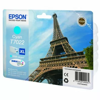 Epson T7022 (C13T70224010) - Tintenpatrone, cyan Epson T7022 (C13T70224010) - Tintenpatrone, cyan
