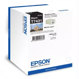 Epson T7431 (C13T74314010) - Tintenpatrone, black (schwarz) Epson T7431 (C13T74314010) - Tintenpatrone, black (schwarz)