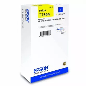 Epson T7564 (C13T756440) - Tintenpatrone, yellow (gelb)