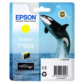 Epson T7604 (C13T76044010) - Tintenpatrone, yellow (gelb)