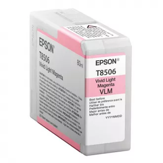 Epson T8506 (C13T850600) - Tintenpatrone, light magenta (helles magenta) Epson T8506 (C13T850600) - Tintenpatrone, light magenta (helles magenta)