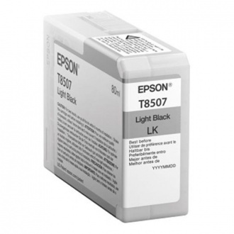 Epson T8507 (C13T850700) - Tintenpatrone, light black (hellschwarz)