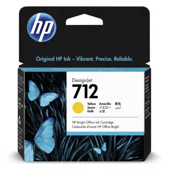 HP 712 (3ED69A) - Tintenpatrone, yellow (gelb) HP 712 (3ED69A) - Tintenpatrone, yellow (gelb)