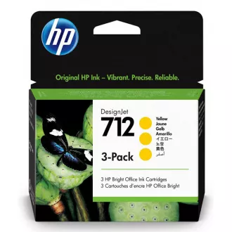 HP 712 (3ED79A) - Tintenpatrone, yellow (gelb) HP 712 (3ED79A) - Tintenpatrone, yellow (gelb)