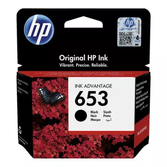 HP 653 (3YM75AE) - Tintenpatrone, black (schwarz) HP 653 (3YM75AE) - Tintenpatrone, black (schwarz)