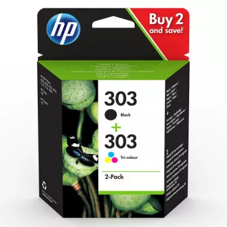 HP 303 (3YM92AE) - Tintenpatrone, black + color (schwarz + farbe)