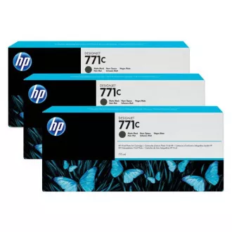 HP 771C (B6Y31A) - Tintenpatrone, matt black (mattschwarz) 3stk HP 771C (B6Y31A) - Tintenpatrone, matt black (mattschwarz) 3stk
