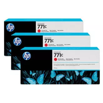 HP 771C (B6Y32A) - Tintenpatrone, red (rot) 3stk HP 771C (B6Y32A) - Tintenpatrone, red (rot) 3stk