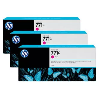 HP 771C (B6Y33A) - Tintenpatrone, magenta 3stk