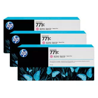 HP 771C (B6Y35A) - Tintenpatrone, light magenta (helles magenta) 3stk
