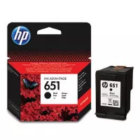 HP 651 (C2P10AE) - Tintenpatrone, black (schwarz)
