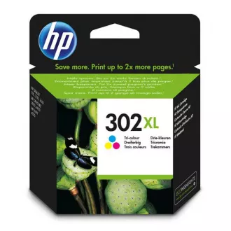 HP 302-XL (F6U67AE) - Tintenpatrone, color (farbe)