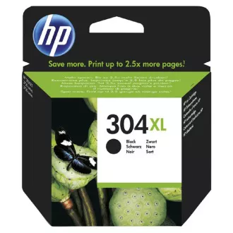 HP 304-XL (N9K08AE#301) - Tintenpatrone, black (schwarz)