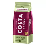 Gemahlener Kaffee, Costa Coffee, Bright Blend 100% Arabica, 200g, Beutel