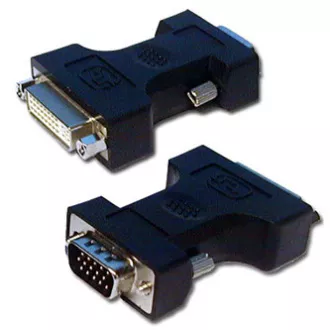 Video-Reduzierer, VGA (D-Sub) Stecker - DVI (24 5) Buchse, schwarz