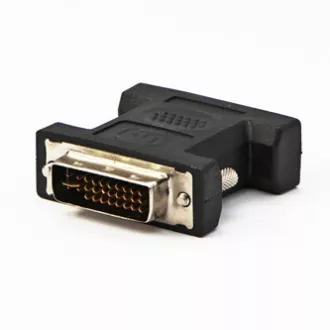 Video-Reduzierer, DVI (24 5) Stecker - VGA (D-Sub) Buchse, schwarz, Logo-Blister Video-Reduzierer, DVI (24 5) Stecker - VGA (D-Sub) Buchse, schwarz, Logo-Blister