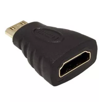 Video-Reduzierstück, Mini-HDMI-Stecker - HDMI-Buchse, schwarz Video-Reduzierstück, Mini-HDMI-Stecker - HDMI-Buchse, schwarz
