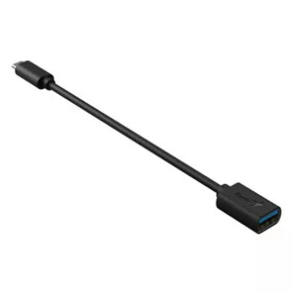 USB-Reduzierer, (3.0), USB-C-Stecker - USB-A-Buchse, schwarz, Genius USB 3.0, bis zu 5Gbps